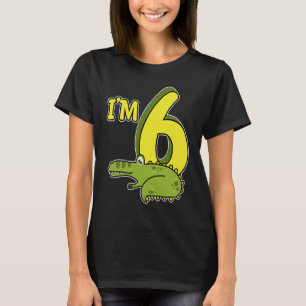 Camiseta Reptiles 6.º Cumpleaños Propietario del Reptile Co