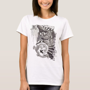 Camiseta Reptiles abstractos