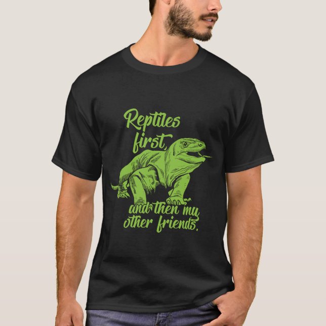 Camiseta Reptiles amantes (Anverso)