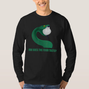 Camiseta Reptiles de serpiente mordida Serpiente venenosa
