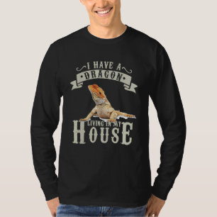Camiseta Reptiles Diciendo Que Tengo Un Dragón Iguana Lizar