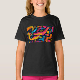 Camiseta Reptiles en colores vivos