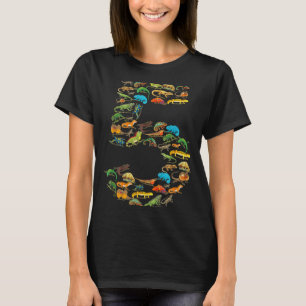 Camiseta reptiles lagartos cumpleaños 5 años