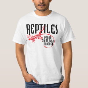 Camiseta REPTILES - orgullosos ser Blooded frío