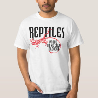 Camiseta REPTILES - orgullosos ser Blooded frío