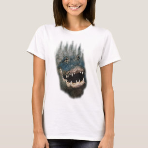 Camiseta Reptiles Tiro-Enormes principales del cocodrilo