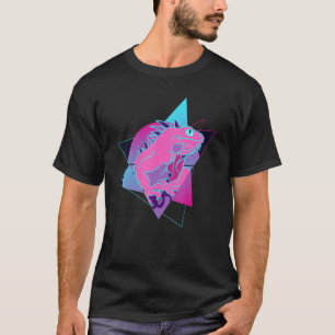 Camiseta Reptiles Tropicales Mascota Animal Lizard Vaporwav