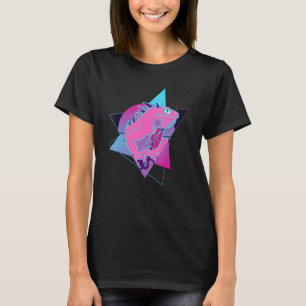 Camiseta Reptiles Tropicales Mascota Animal Lizard Vaporwav