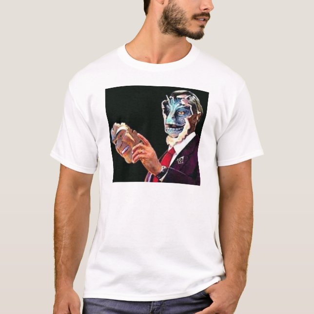 Camiseta reptilian (Anverso)