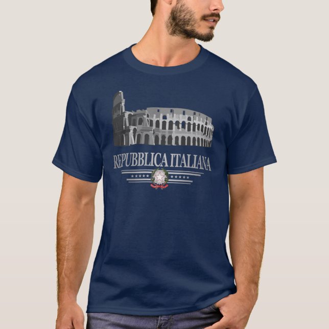Camiseta Repubblica Italiana (Coliseo Romano) (Anverso)