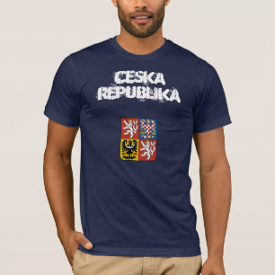 Camiseta República Checa Ceska Republika con el escudo de