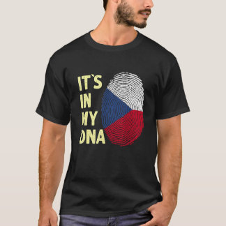 Camiseta República Checa En Mi Adn El Equipo De Bandera Che