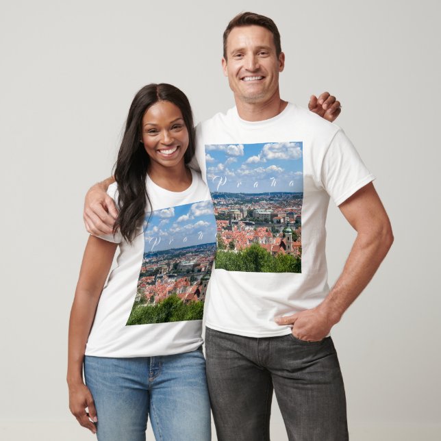 Camiseta República Checa. Praga. Vista impresionante Funda- (Unisexo)