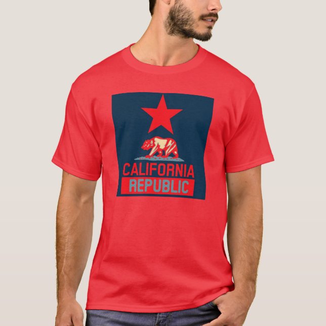 Camiseta República de California al estilo de esperanza urb (Anverso)