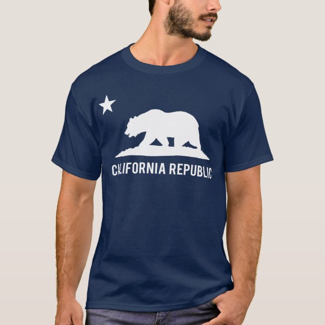 Camiseta República de California - básica (Anverso)