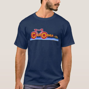 Camiseta República de California con estilo en bicicleta