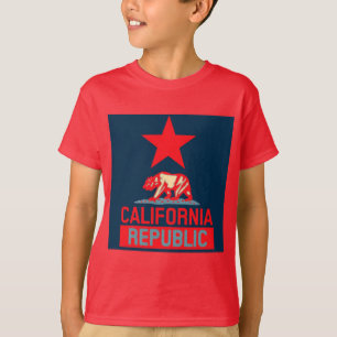 Camiseta República de California en estilo urbano de la