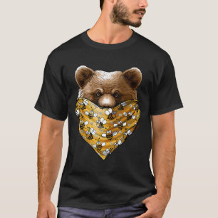 Camiseta República de California Oso Bandana Honey Bee Beek