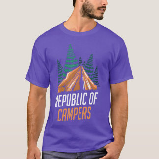 Camiseta República de Camping chica campista