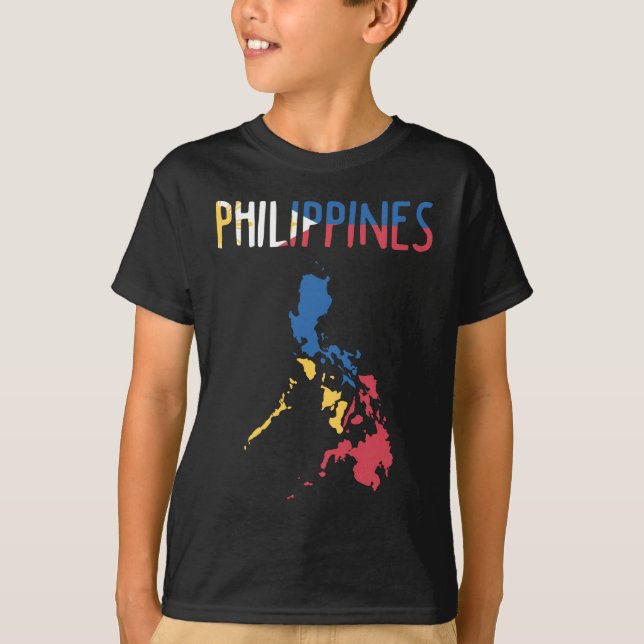 Camiseta República de Filipinas País Sudeste de Asia (Anverso)