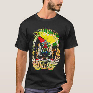 Camiseta República de Guyana, feliz 50 aniversario de la R