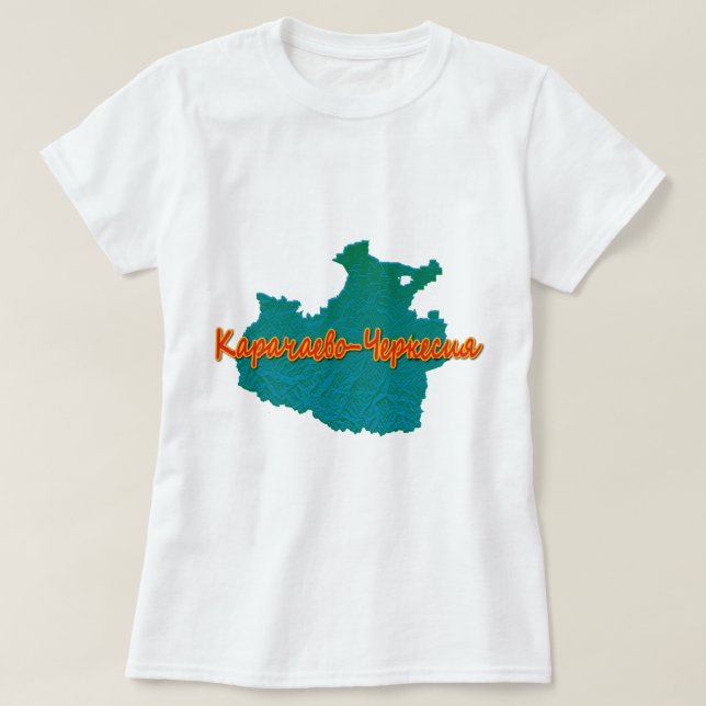 Camiseta República de Karachay-Cherkess (Diseño del anverso)