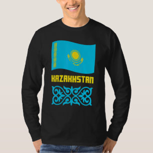 Camiseta República de Kazajistán Bandera kazaja 17