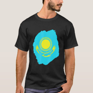 Camiseta República de Kazajistán Qazaqstan bandera kazaja C