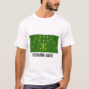 Camiseta República de la bandera de Adygea