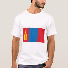 Camiseta República de Mongolia - Bandera de Mongolia