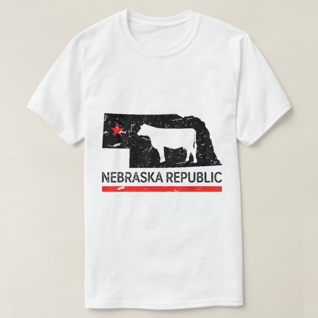 Camiseta República de Nebraska (Diseño del anverso)