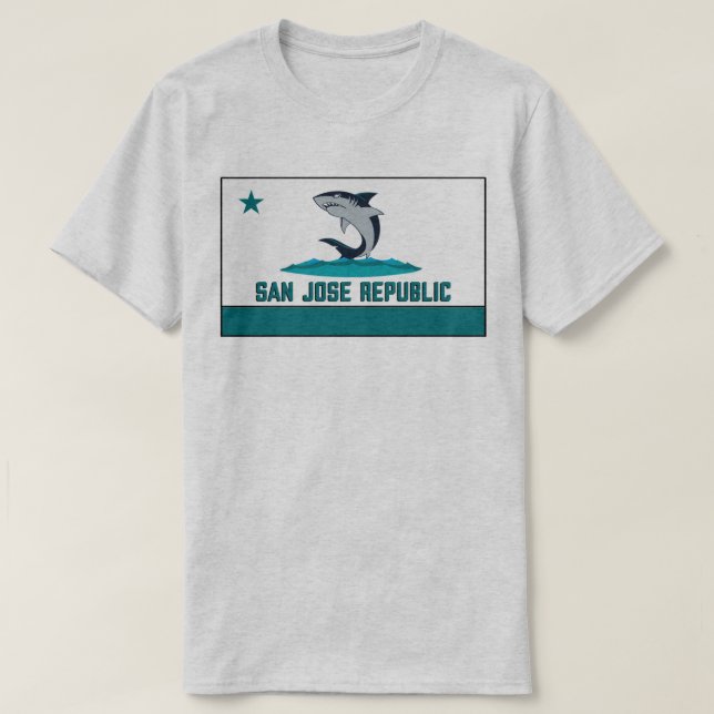 Camiseta República de San José - Parodia de la ciudad del t (Diseño del anverso)