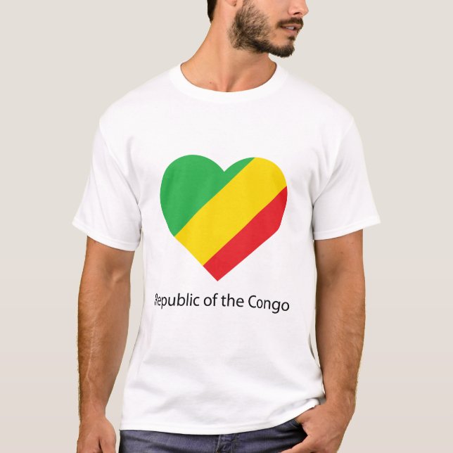 Camiseta República del Congo Amor (Anverso)