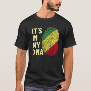 Camiseta República Del Congo En Mi Dna Congo Flag Team Co