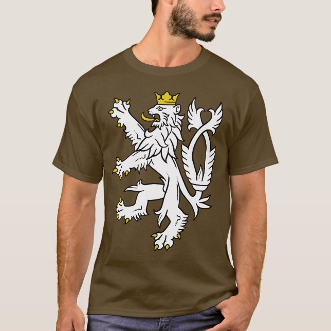 Camiseta República del theech del león, Checa (Anverso)
