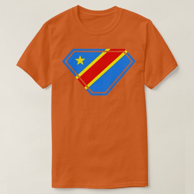 Camiseta República Democrática del Congo de superpoder (Diseño del anverso)