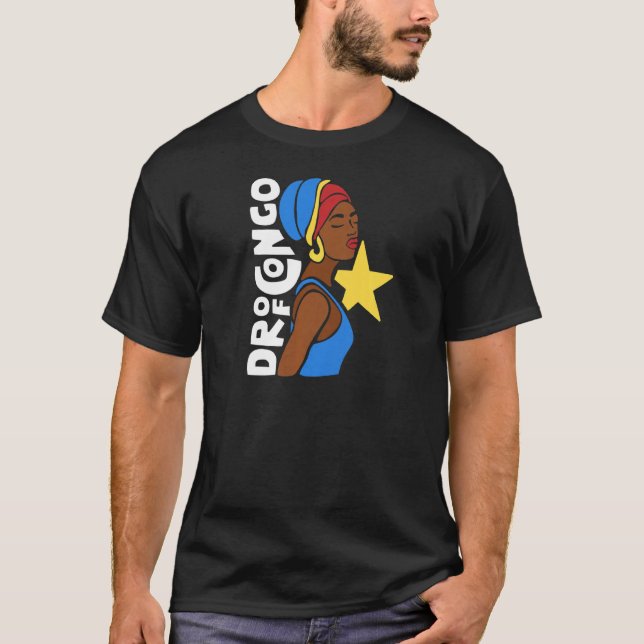 Camiseta República Democrática del Congo Patrimonio African (Anverso)
