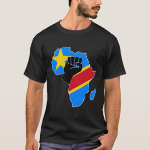Camiseta República Democrática Del Congo Rdc Bandera Orgull