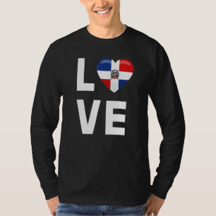 Camiseta República Dominicana Ama La Bandera De República D
