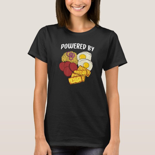 Camiseta República Dominicana Con El Poder De Mangú Salami  (Anverso)