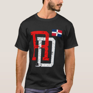 Camiseta República Dominicana Orgullo de Bandera Roja Domin