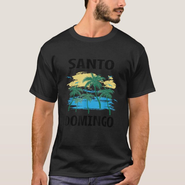 Camiseta República Dominicana Ropa Playa Santo Domingo (Anverso)
