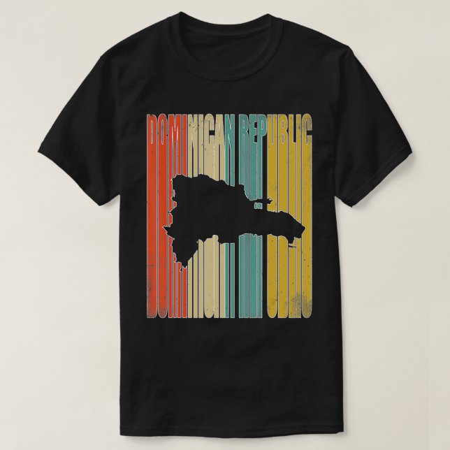 Camiseta República Dominicana Vintage (Diseño del anverso)