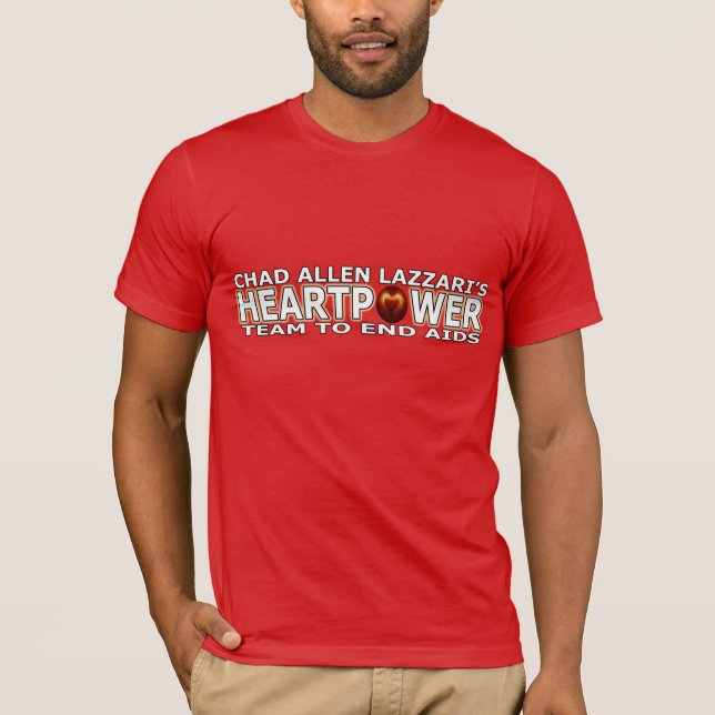 Camiseta República eo Tchad Allen Lazzari Heartpower (Anverso)