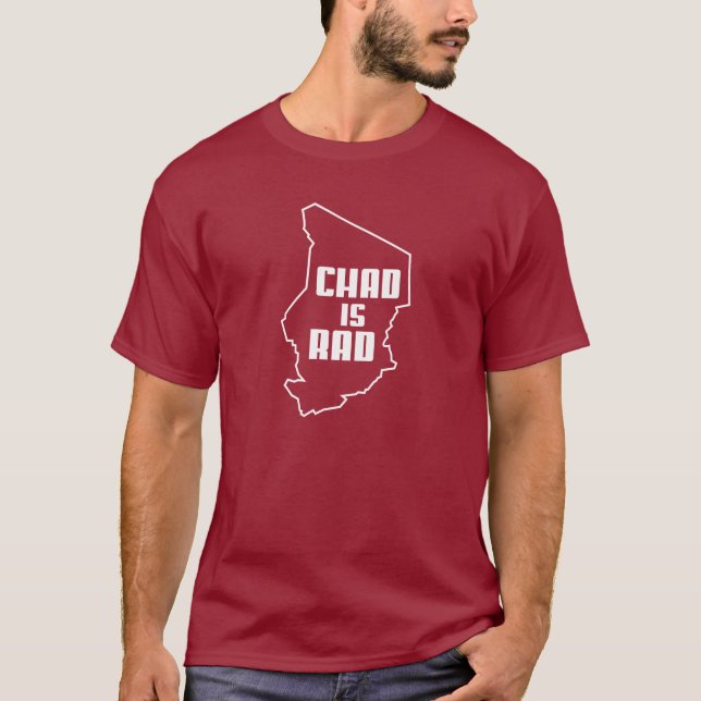 Camiseta República eo Tchad es esquema del Rad (Anverso)