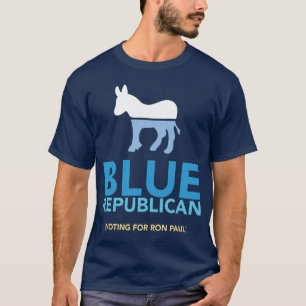 Camiseta republicana azul