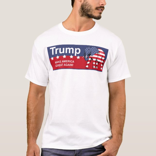 Camiseta republicano de Donald Trump 2016 (Anverso)