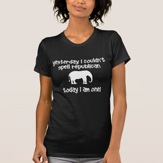 Camiseta republicano divertido (Anverso)