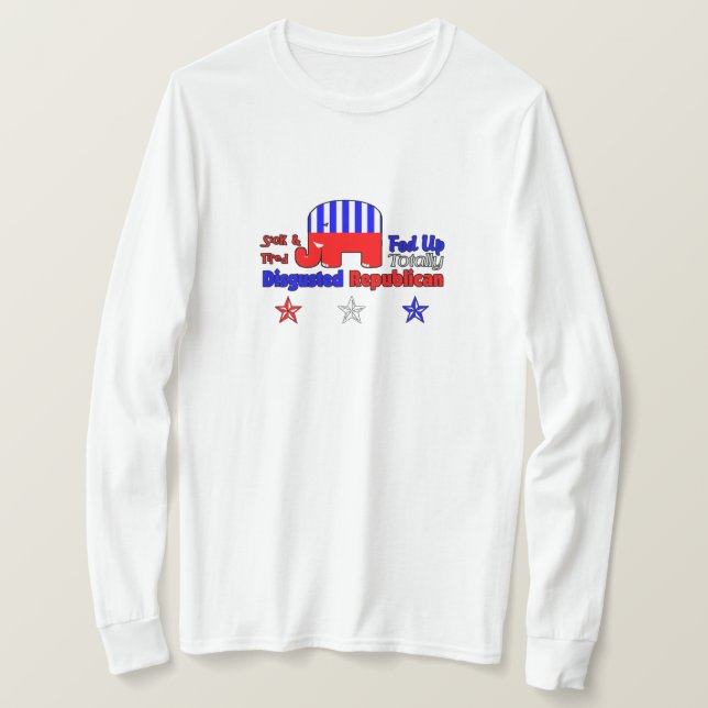 Camiseta Republicano indignado - Trigo negro (Anverso del diseño)