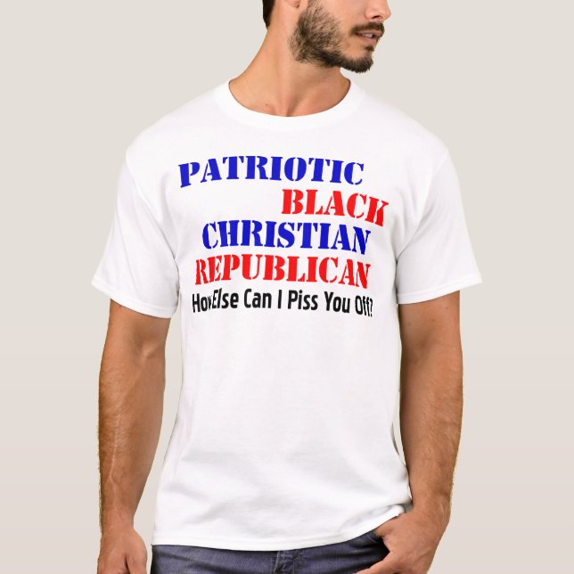 Camiseta ¡Republicano negro! (Anverso)